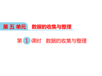 冀教版数学小学三年级下册教学课件-第五单元  数据的收集和整理-第1课时 数据的收集与整理