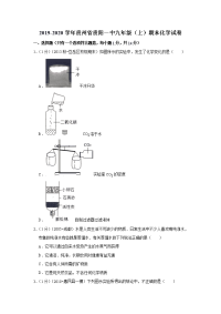 2019-2020学年贵州省贵阳一中九年级（上）期末化学试卷