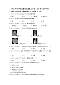 2019-2020学年安徽省合肥市九年级（上）期末化学试卷